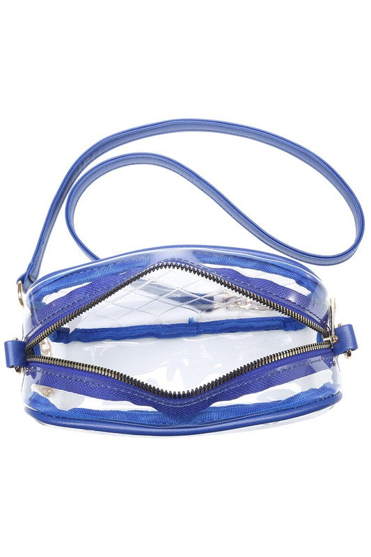 See Thru Net Pattern Crossbody Bag