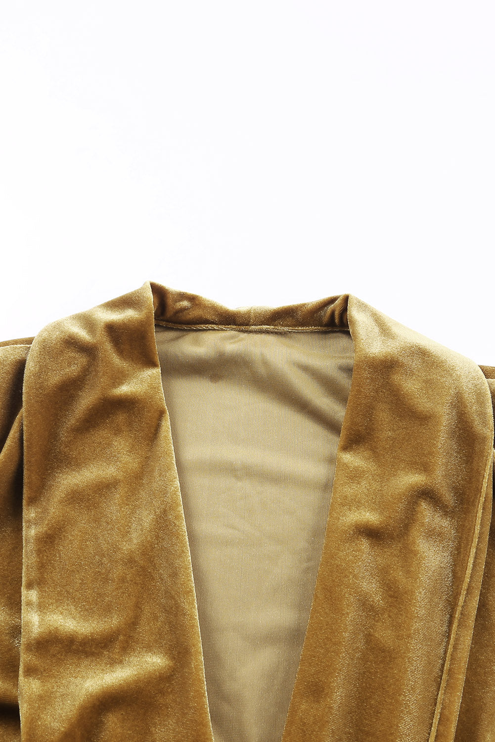 Green Velvet Elegant Pocket Open Front Long Cardigan available 11/15 in several color choices