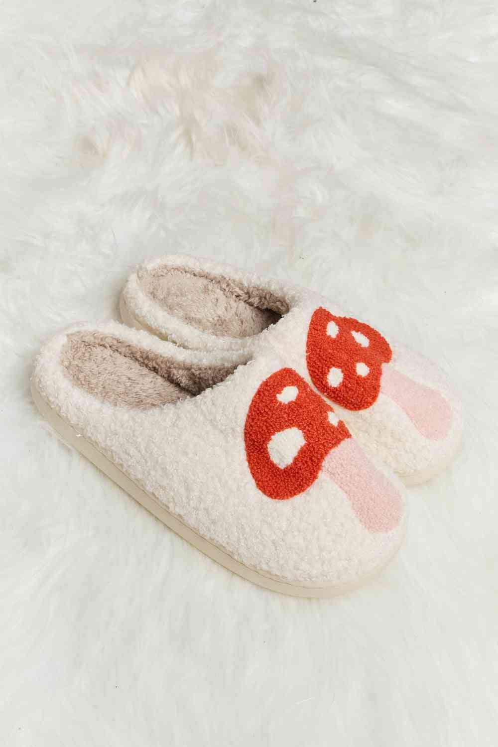 Melody Mushroom Print  Slide Slippers