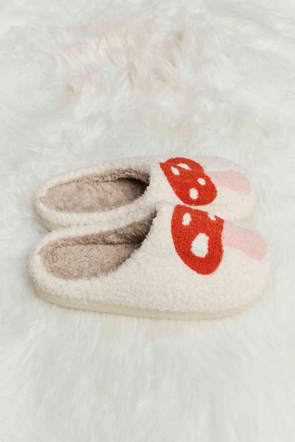 Melody Mushroom Print  Slide Slippers